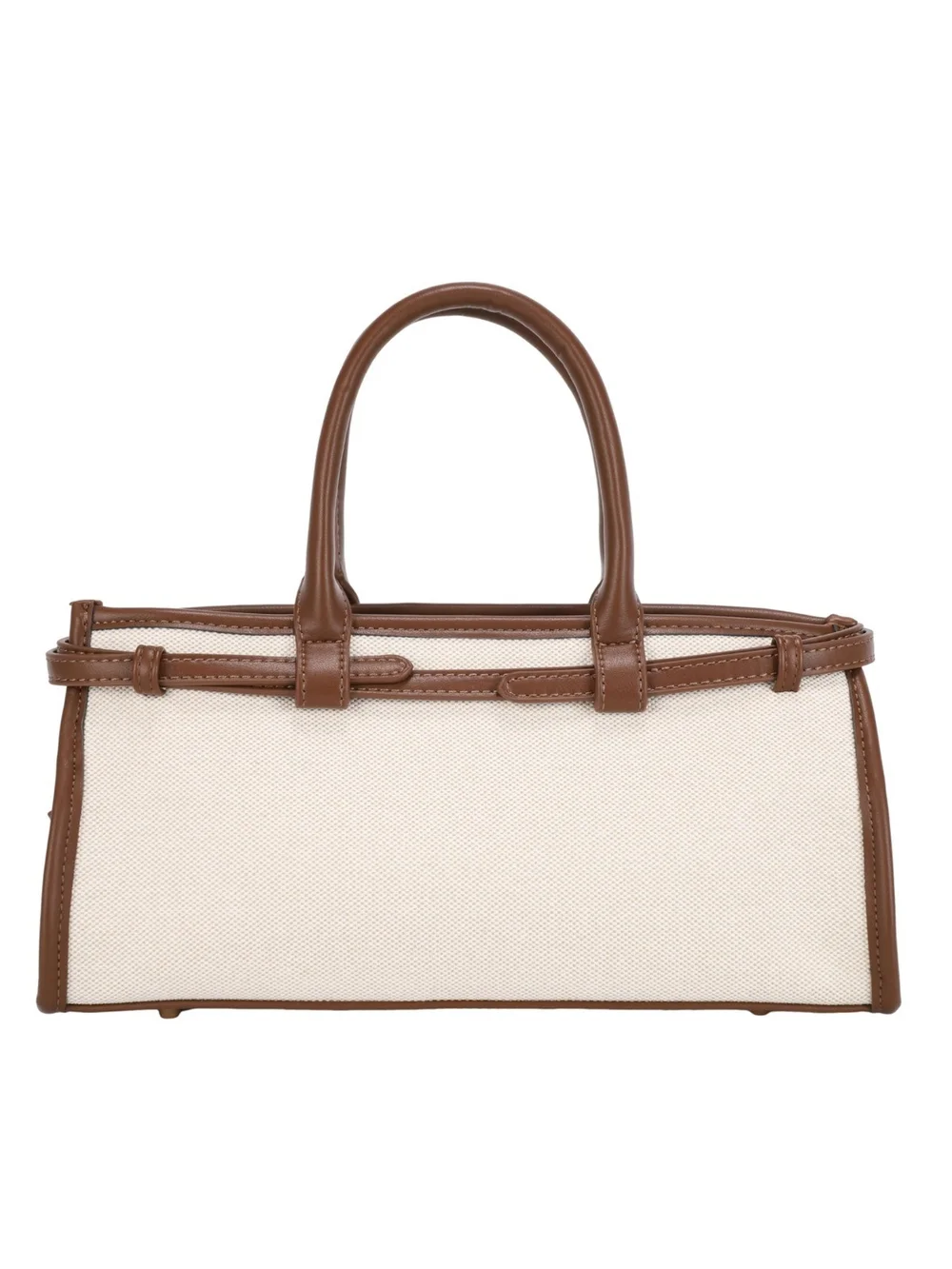 Women's Canvas and Leather Accent Mini Satchel